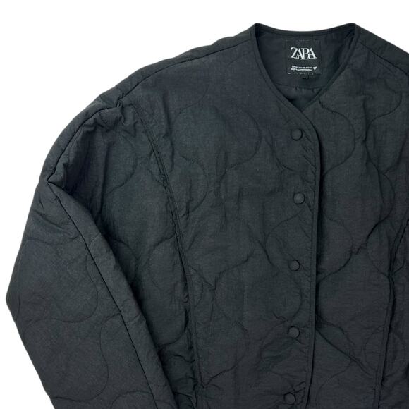 Quilted Bomber Jacket - Picture 3 of 5